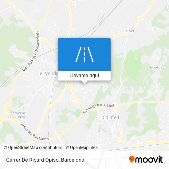 Mapa Carrer De Ricard Opiso