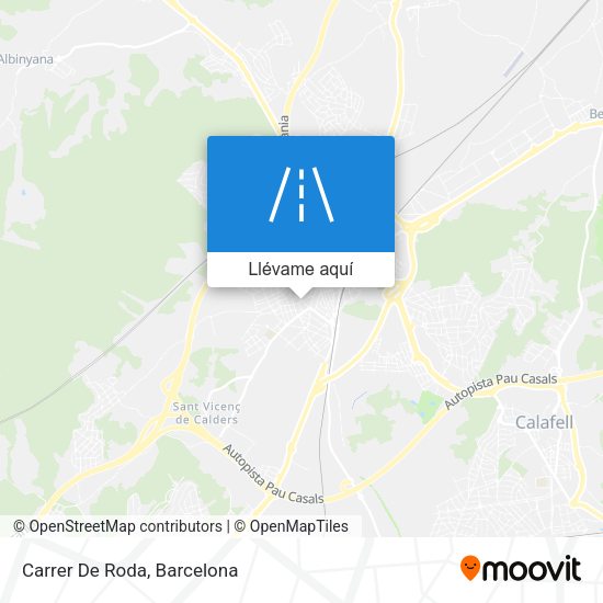 Mapa Carrer De Roda
