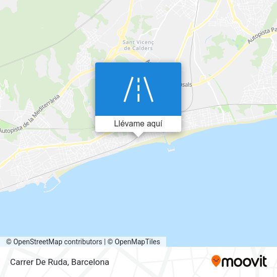 Mapa Carrer De Ruda