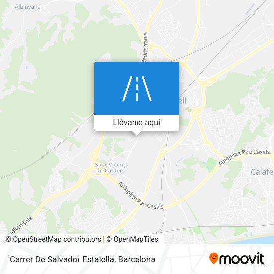 Mapa Carrer De Salvador Estalella
