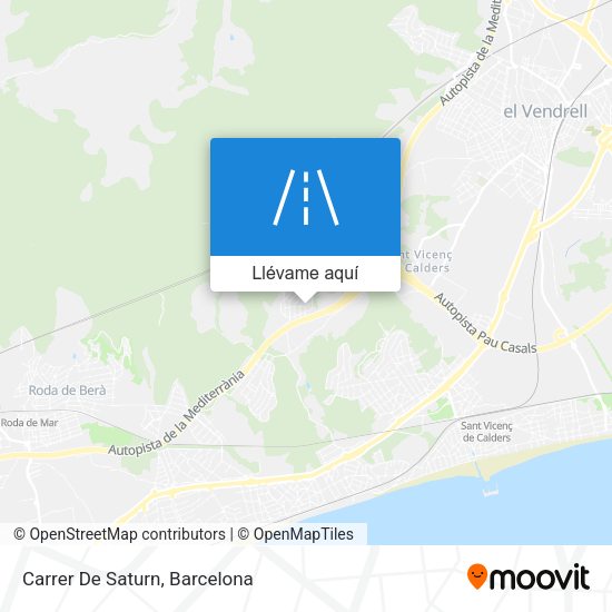 Mapa Carrer De Saturn