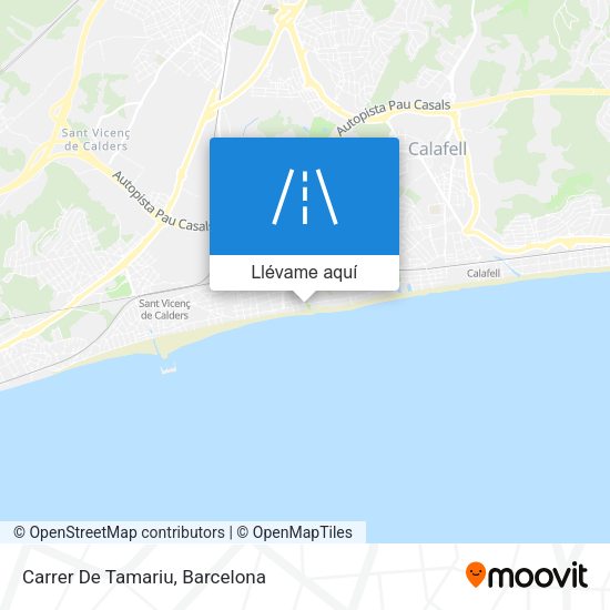 Mapa Carrer De Tamariu