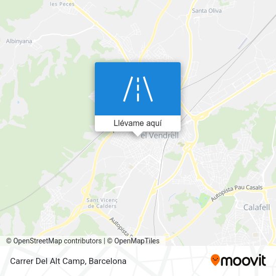 Mapa Carrer Del Alt Camp