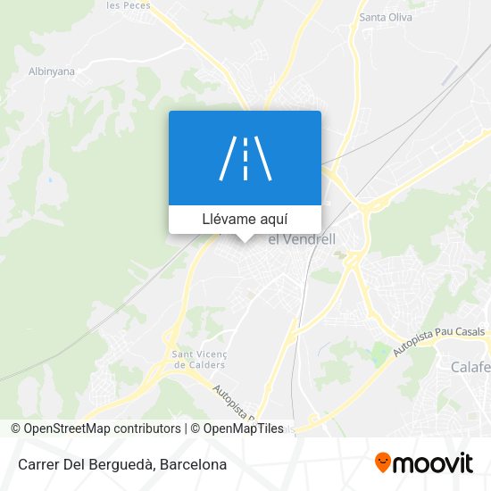 Mapa Carrer Del Berguedà