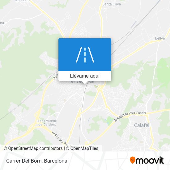 Mapa Carrer Del Born