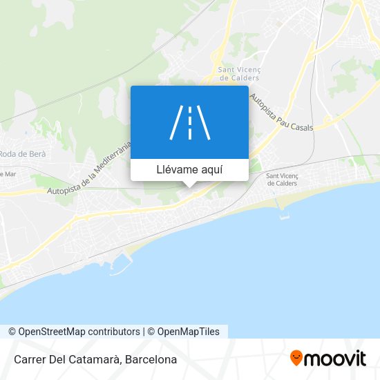 Mapa Carrer Del Catamarà