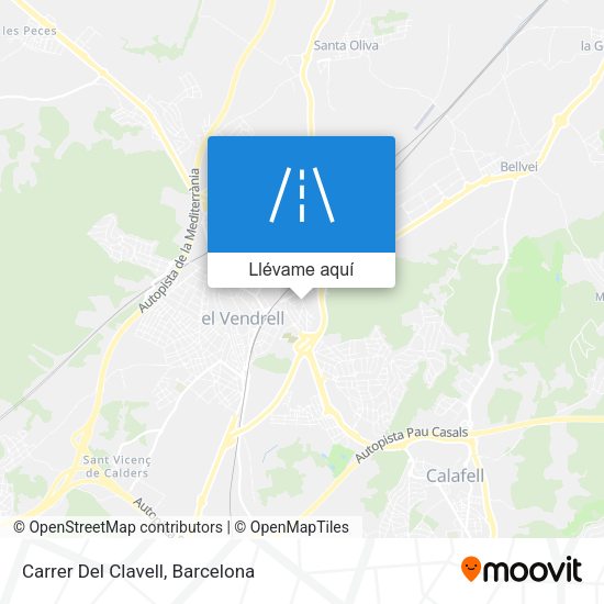 Mapa Carrer Del Clavell