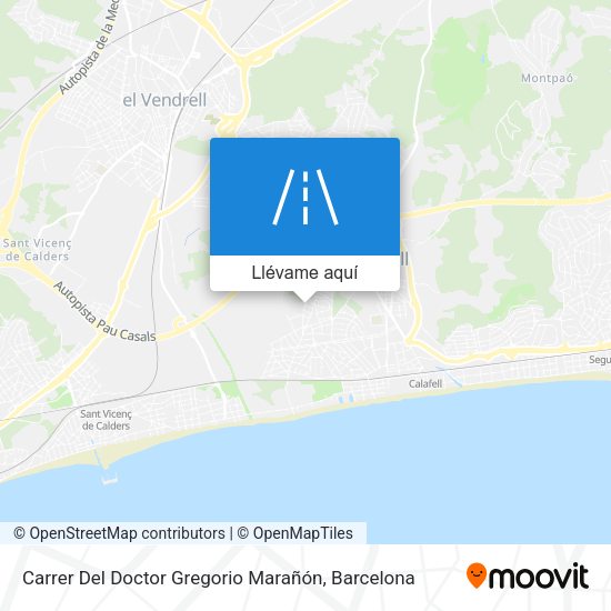 Mapa Carrer Del Doctor Gregorio Marañón
