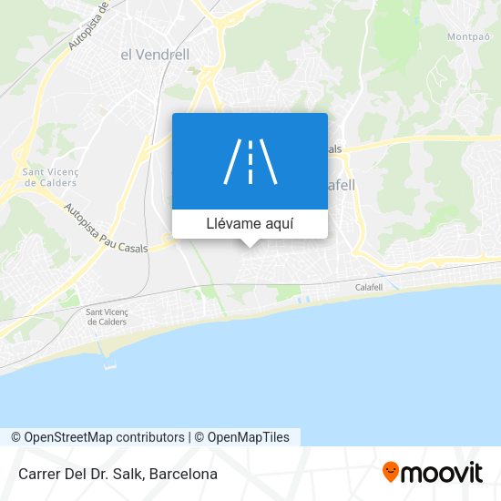 Mapa Carrer Del Dr. Salk