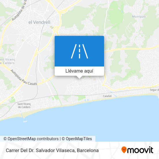 Mapa Carrer Del Dr. Salvador Vilaseca