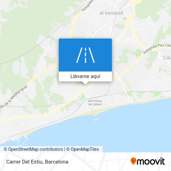 Mapa Carrer Del Estiu