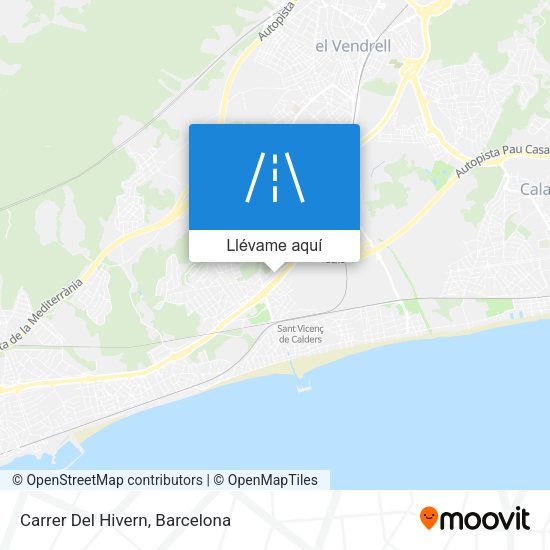 Mapa Carrer Del Hivern