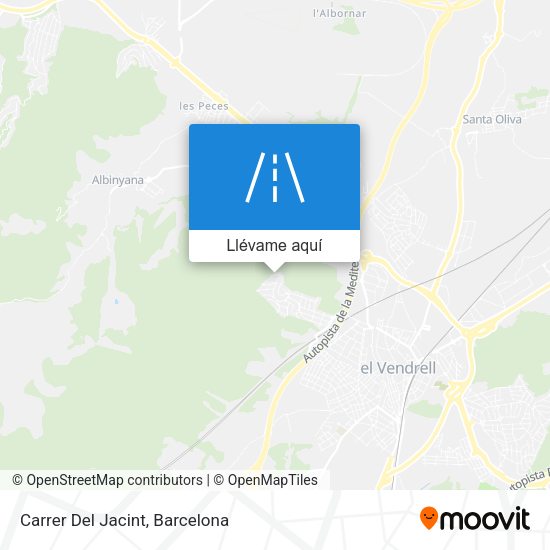 Mapa Carrer Del Jacint