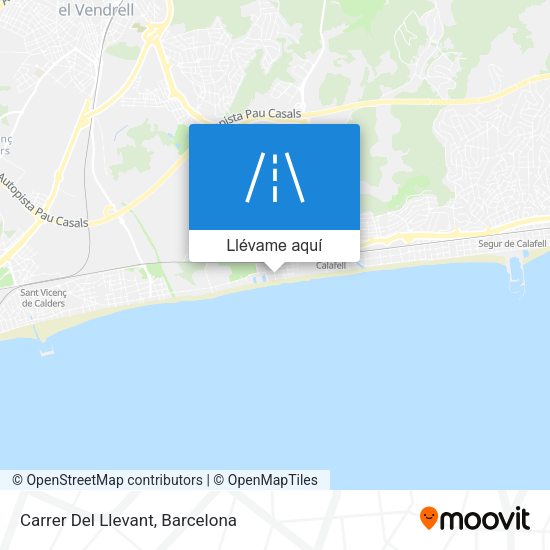 Mapa Carrer Del Llevant