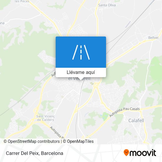 Mapa Carrer Del Peix