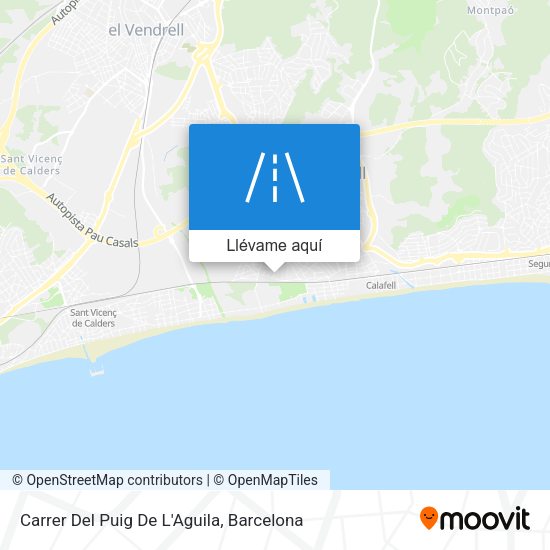 Mapa Carrer Del Puig De L'Aguila