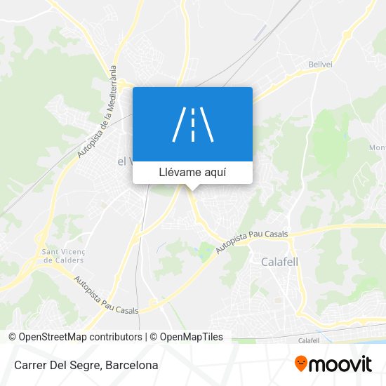 Mapa Carrer Del Segre