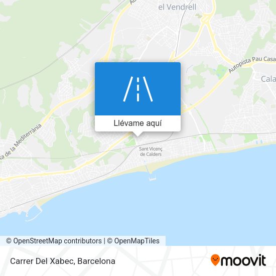 Mapa Carrer Del Xabec