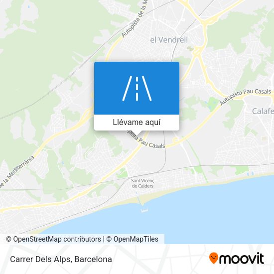 Mapa Carrer Dels Alps