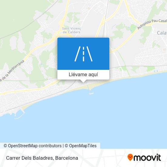 Mapa Carrer Dels Baladres