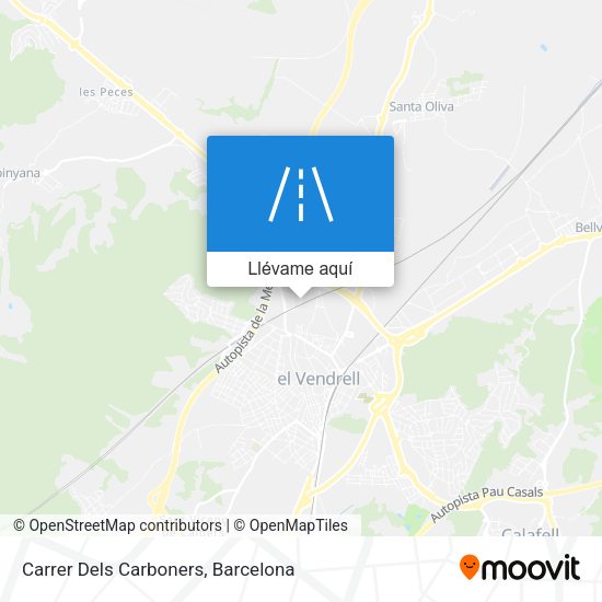Mapa Carrer Dels Carboners