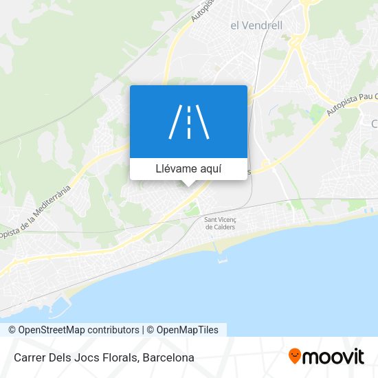 Mapa Carrer Dels Jocs Florals