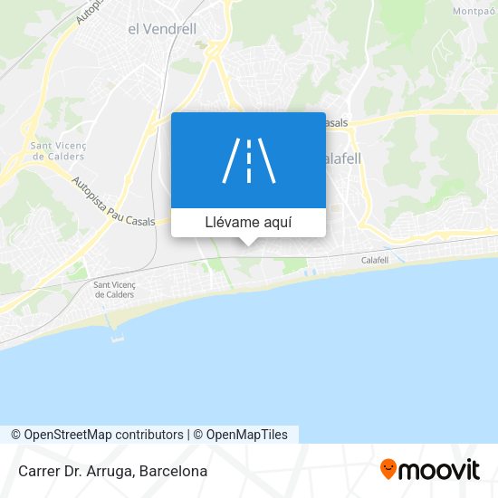 Mapa Carrer Dr. Arruga