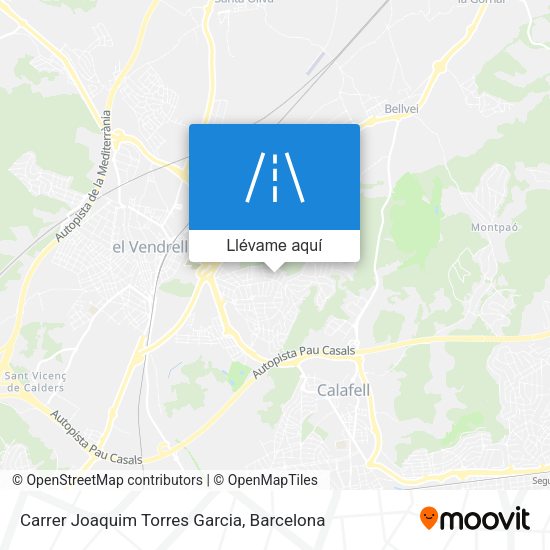 Mapa Carrer Joaquim Torres Garcia