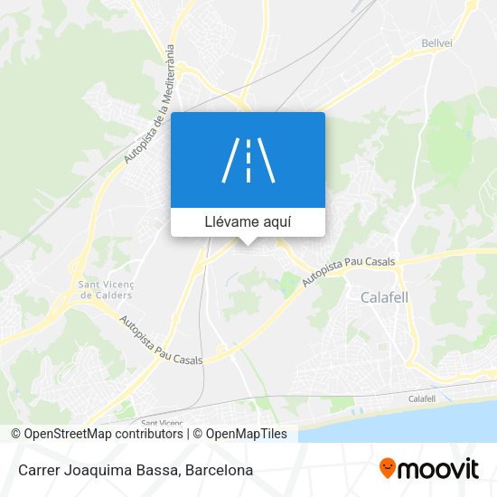 Mapa Carrer Joaquima Bassa