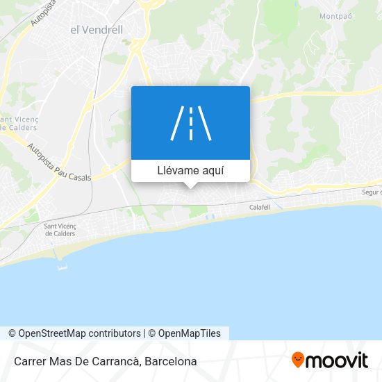 Mapa Carrer Mas De Carrancà