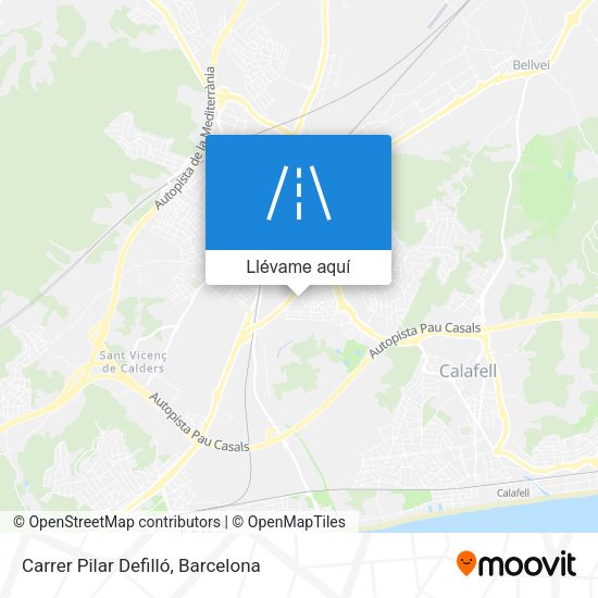 Mapa Carrer Pilar Defilló