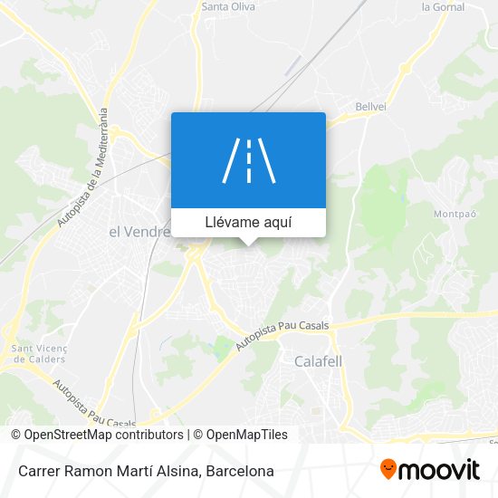Mapa Carrer Ramon Martí Alsina