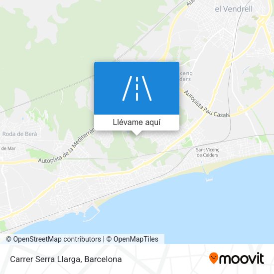 Mapa Carrer Serra Llarga