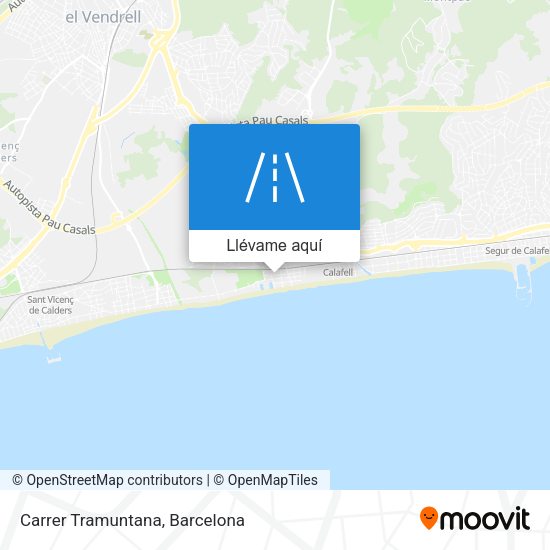 Mapa Carrer Tramuntana