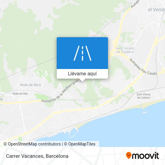 Mapa Carrer Vacances