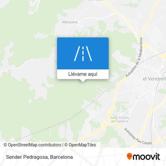 Mapa Sender Pedragosa