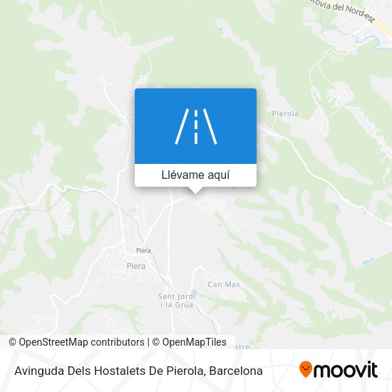 Mapa Avinguda Dels Hostalets De Pierola
