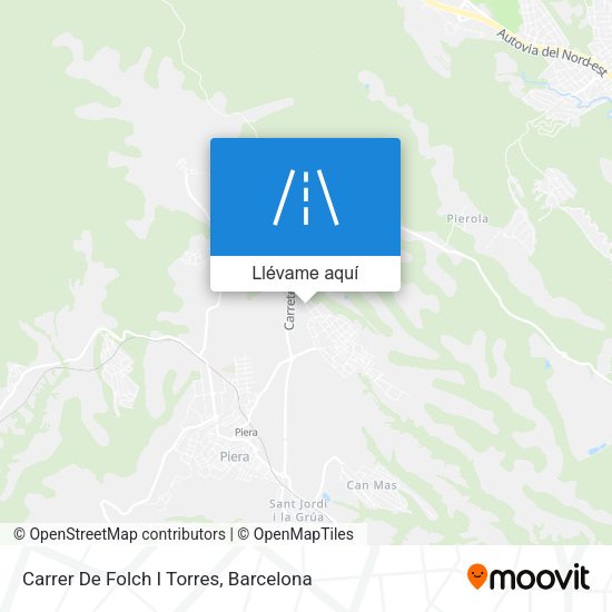 Mapa Carrer De Folch I Torres