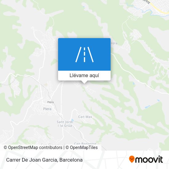 Mapa Carrer De Joan Garcia