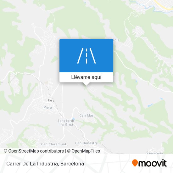 Mapa Carrer De La Indústria