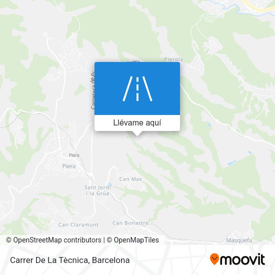 Mapa Carrer De La Tècnica