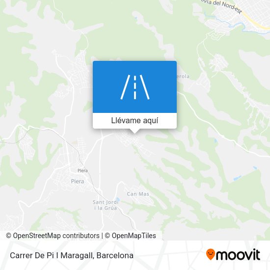 Mapa Carrer De Pi I Maragall