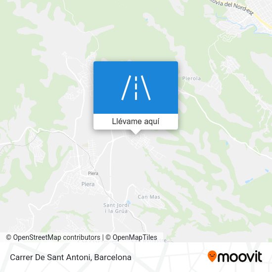 Mapa Carrer De Sant Antoni