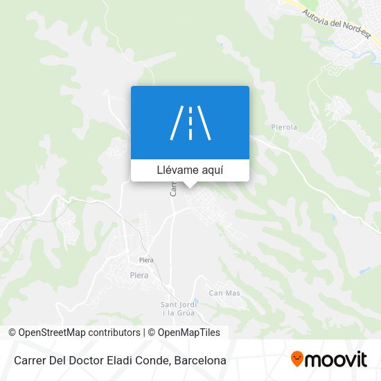 Mapa Carrer Del Doctor Eladi Conde
