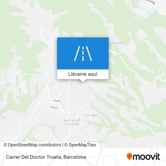 Mapa Carrer Del Doctor Trueta