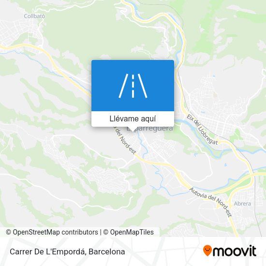 Mapa Carrer De L'Empordá