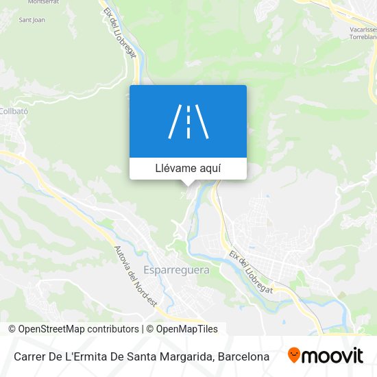 Mapa Carrer De L'Ermita De Santa Margarida