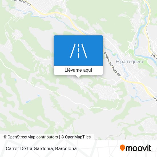 Mapa Carrer De La Gardènia