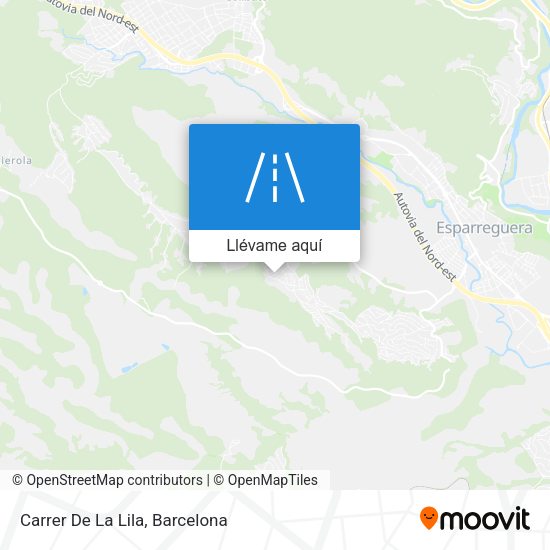 Mapa Carrer De La Lila
