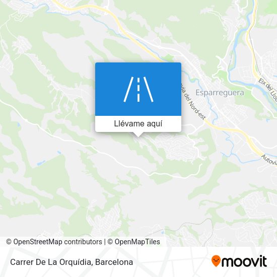 Mapa Carrer De La Orquídia